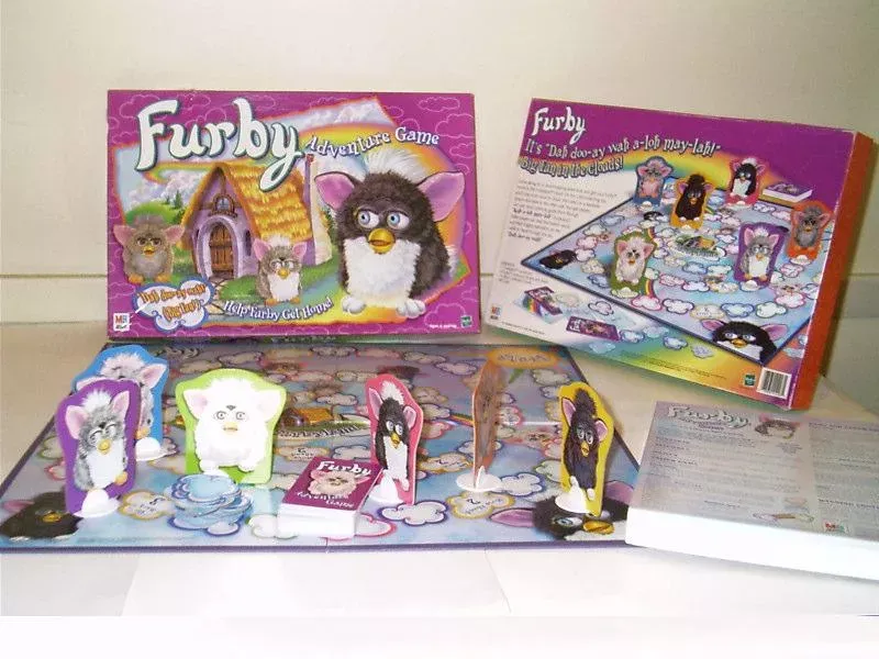 Furby Adventure Game — game board